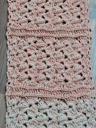 Shawl /Stole „Evodita BE“ -  crochet pattern