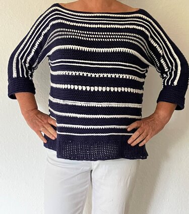 Ringelpullis, 2 in 1 Häkel-Anleitung - Häkeln