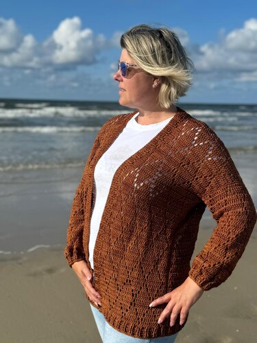 Häkelanleitung Jacke/Pullover/Pullunder Rautuna