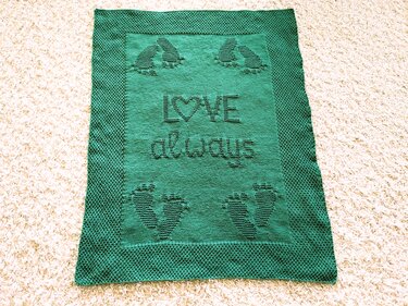 Strickanleitung Babydecke "Love Always" - einfach