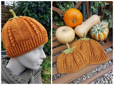 Kürbis Mütze "Kürbi" Häkelanleitung für alle Größen