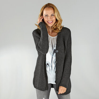 Strickanleitung Damenjacke "Sporty" 758038