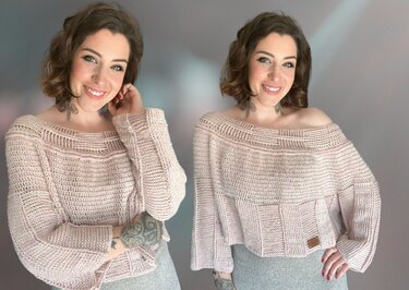 Häkelanleitung Pullover "NASCHKATZE"