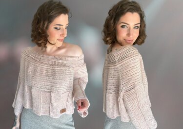 Häkelanleitung Pullover "NASCHKATZE"