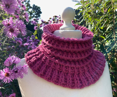 stylischer Loop Bandoneon - Häkeln