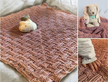 Crochet Pattern Baby Blanket / Blanket "Lilaia"