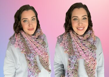 Häkelanleitung Tuch "FADENPOESIE"