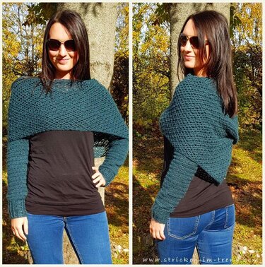 Crochet Pattern for Sleeve Scarf / Combo Scarf / Loop | RoundAbout #1 - Image 8