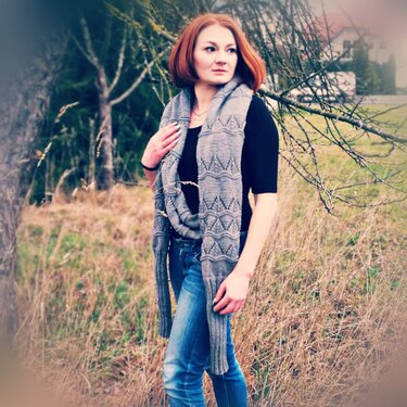 Ärmelschal stricken