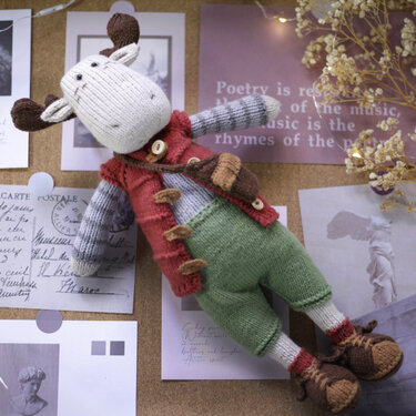 Pattern Christmas reindeer Christopher - Knitting