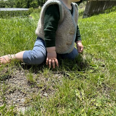 Knitting Pattern| Vest TONI Mini | Size 50/56 - 98/104