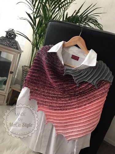 Drachenschal Fortuna - Häkeln