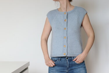 Strickanleitung | GARDA Weste Maxi
