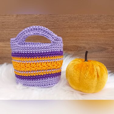 Tasche "STERNCHEN" in 3 Größen - Häkelanleitung Buchtasche - Bild 2