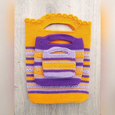 Tote "STARLET" in 3 sizes - crochetpattern - Image 3