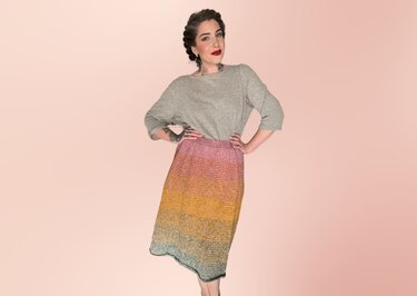 Häkelanleitung Rock "RETRO"