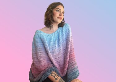 Häkelanleitung Poncho "ZUCKERWATTE" - Bild 2