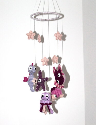 Unterwasserwelt Mobile Häkelanleitung - Bild 7