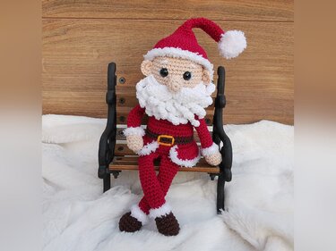 Mr. SANTA - Häkelanleitung Weihnachtsmann - Häkeln