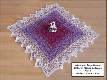 Häkelanleitung Mitteldecke "Summer 2022" - jede Größe