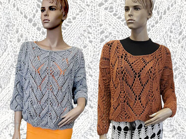 Strickanleitung Pullover Chloe alle Größen