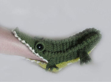 Real Crocs (Crocodile slippers for adults) - Crochet