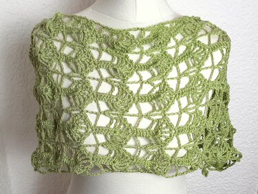 Tuch Little Tree häkeln, 4 Größen