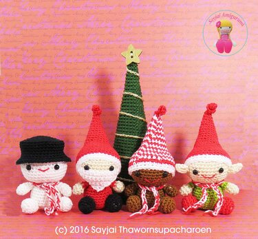 Christmas Amigurumi Crochet Pattern