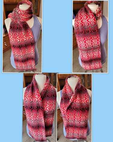 Stola Schnörkely - Stricken