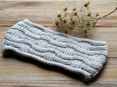 Headband "Anouk", knitting pattern, 5 sizes
