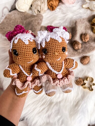 Häkelanleitung Lebkuchenmädchen „Lilly“ - Bild 4