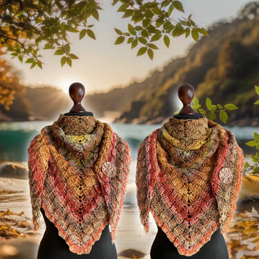 LiWaLiLe-Little Waves Little Leaves - Häkeln