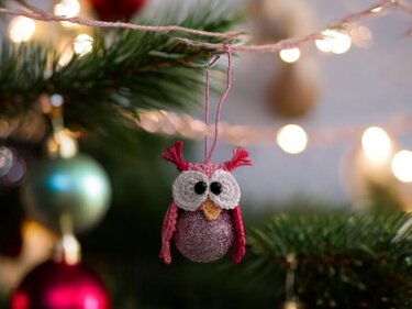 Eulenkugel, befüllbar oder mit Licht - Häkeln