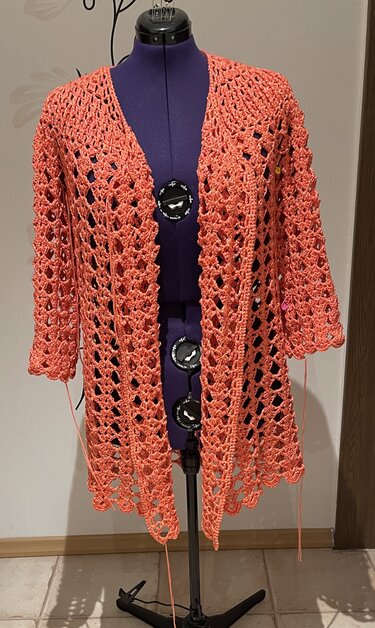 Strandjacke "Glühwürmchen" - Häkeln