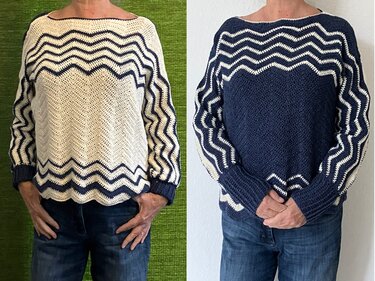 Zickzack - Bauchwegschummler - Häkelanleitung