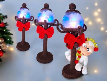 Häkelanleitung Weihnachtslaterne und Henry im Sparset