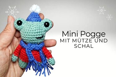 Häkelanleitung Mini Pogge der Frosch