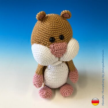 Häkelanleitung Amigurumi Hamster Humphrey (DEUTSCH) Anleitung um einen Hamster zu häkeln von jennysideenreich
