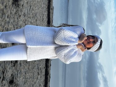 Häkelanleitung 1-Bobbel-Everyday-Häkeljacke "Eismeer" - Bild 6