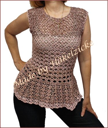 Anleitung Häkelkleid "Maureen" luftig leicht weit schwingend, S-XXL, RVO - Bild 6