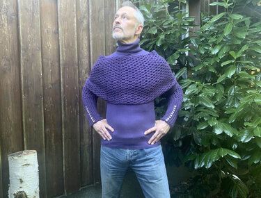 Flotter  Ärmelschal KARLA - Häkeln