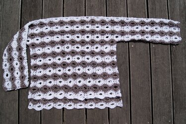 Häkelpulli NICE (Gr. S/M, L/XL, für alle Größen) - Häkeln