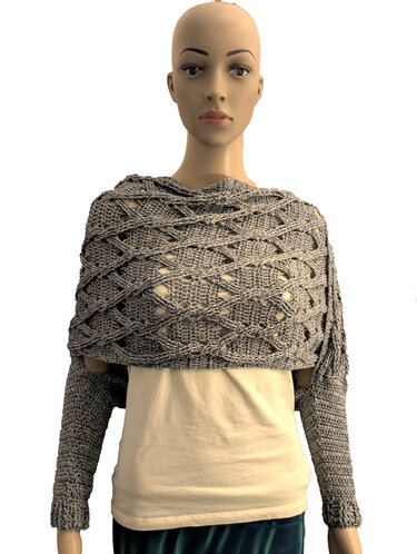 Ärmelschal "Annabelle" - individuell für dich oder als Geschenk - Häkeln