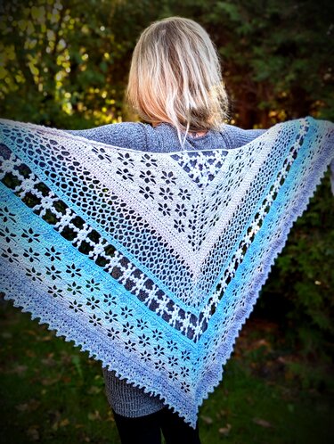 Häkelanleitung Tuch "Winterdream" - PDF