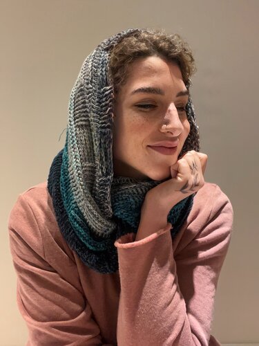 Häkelanleitung Loop "DUNKLE KARIBIK"