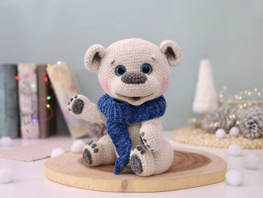 crochet pattern Timo Ice Bear
