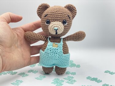 Häkelanleitung Süßer Teddybär