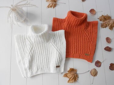 Strickanleitung – Kragenschal NELLY NECK – onesize - No.264