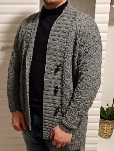 Strickanleitung f&uuml;r die Herrenjacke "Elvis" - Bild 3