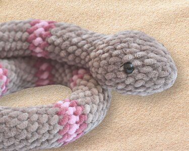 Crochet Pattern: Snake | 80cm | 31.5"
